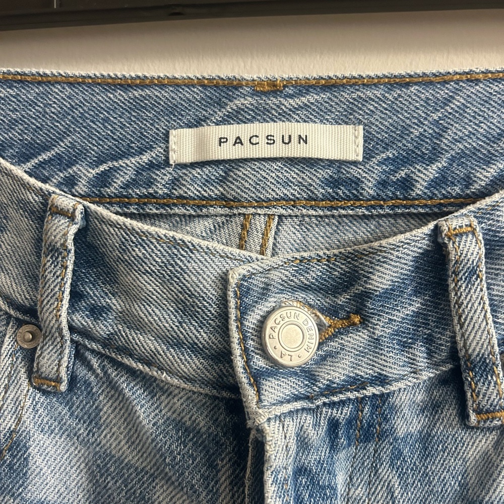 PacSun Blue Checkered Slim jeans 0094 - Picture 5 of 10
